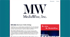 Desktop Screenshot of mediawiseinc.com